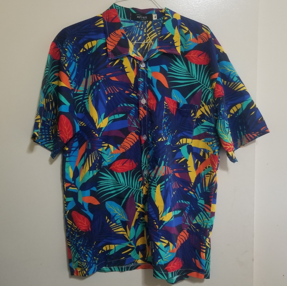 Mens XL Hawaiian luau shirt